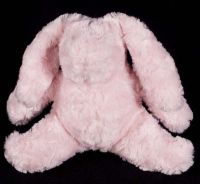 Swankie Blankie Pink Bunny Rabbit 9" Plush Lovey Stuffed Animal